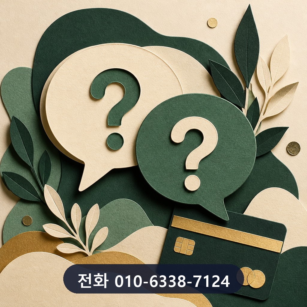 신용카드 현금화 업체 자주 묻는 질문 이미지