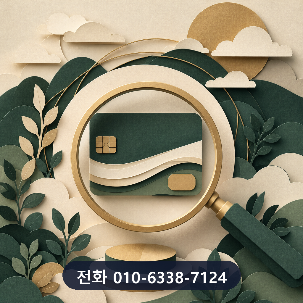 신용카드 현금화 업체 한도 확인 이미지